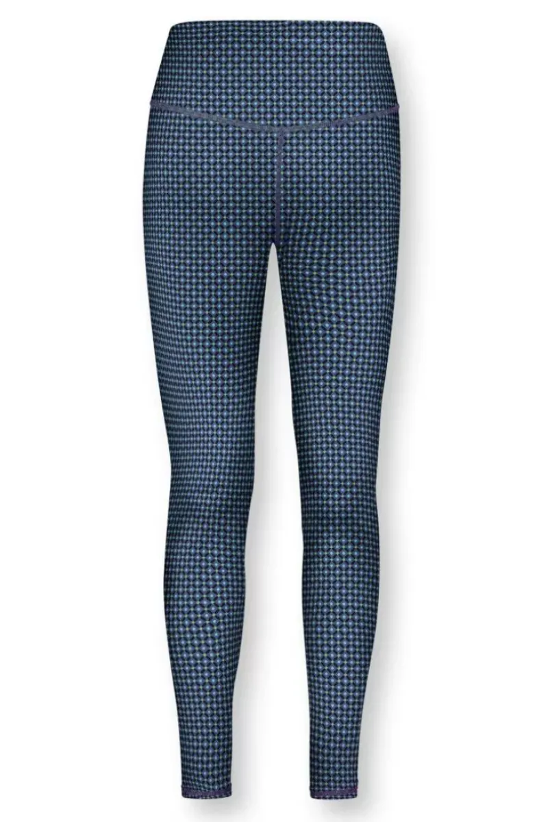 Lange Sportlegging Cross Stitch Blauw<Pip Studio Best