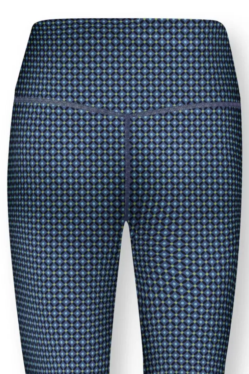 Lange Sportlegging Cross Stitch Blauw<Pip Studio Best