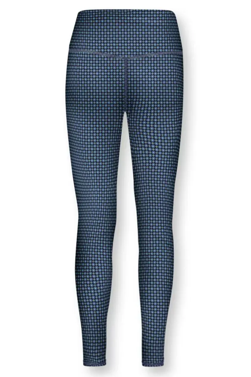 Lange Sportlegging Cross Stitch Blauw<Pip Studio Best