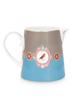 Love Birds Kan Groot Blauw/Khaki<Pip Studio Best