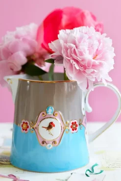 Love Birds Kan Klein Blauw/Khaki<Pip Studio Discount