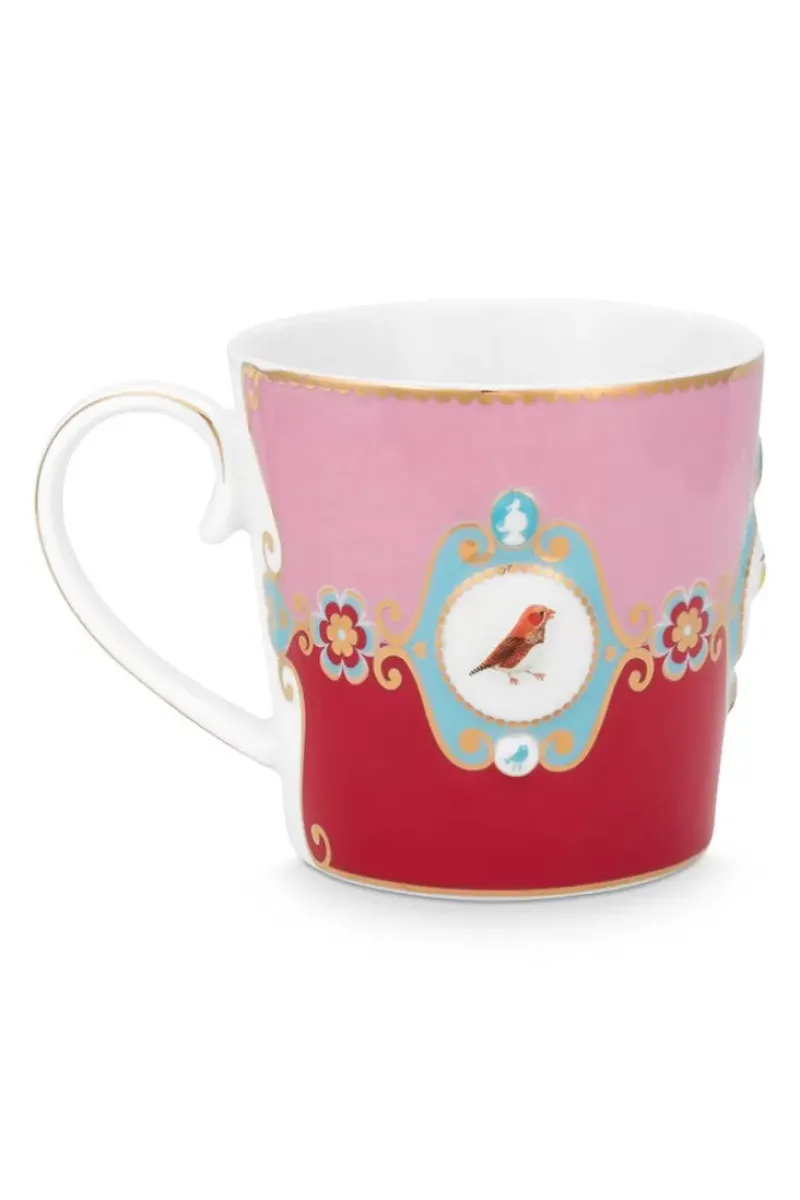 Love Birds Mok Groot Rood/Roze<Pip Studio