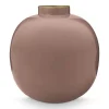 Metalen Vaas Bruin 23Cm<Pip Studio Online
