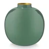 Metalen Vaas Donker 23 Cm<Pip Studio Hot