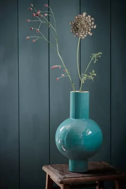 Metalen Vaas Donker 40 Cm<Pip Studio Hot