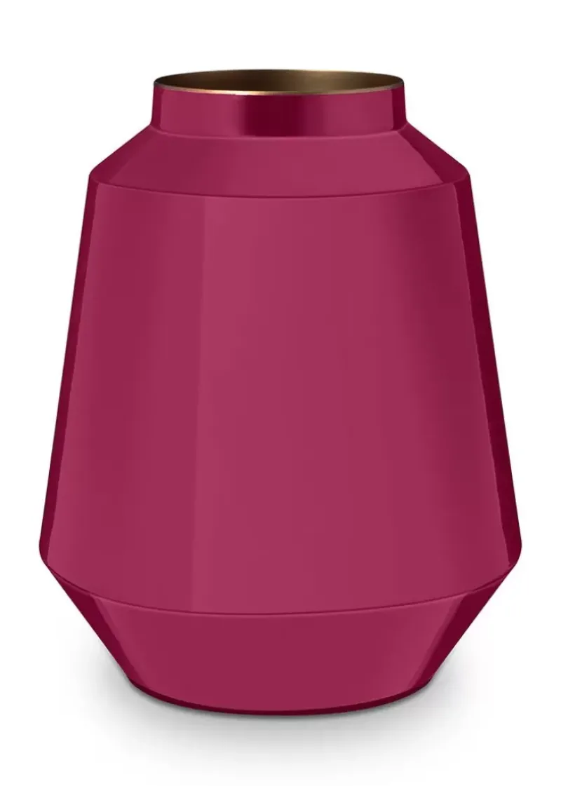 Metalen Vaas Roze 29 Cm<Pip Studio Outlet