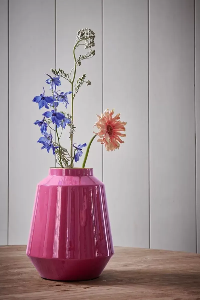 Metalen Vaas Roze 29 Cm<Pip Studio Outlet