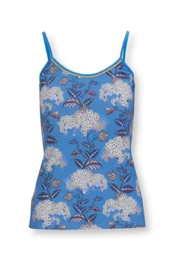 Mouwloze Top Flora Firenze Kobalt<Pip Studio Hot