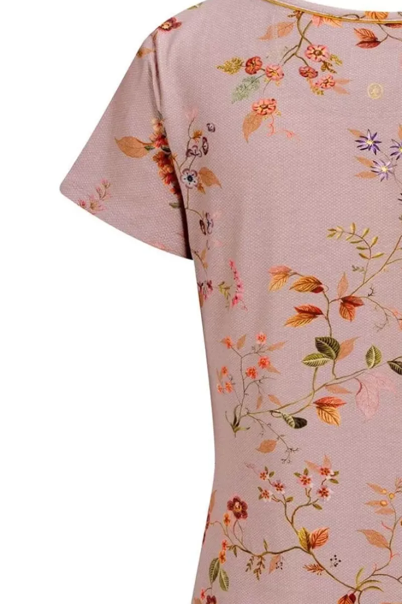 Nachthemd Korte Mouw Kawai Flower Licht<Pip Studio Hot