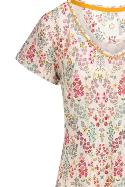 Nachthemd Korte Mouw Primavera Wit<Pip Studio New