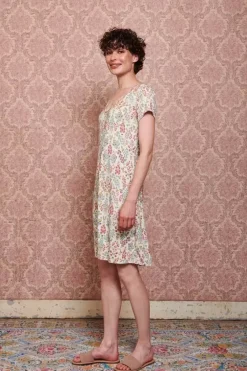Nachthemd Korte Mouw Primavera Wit<Pip Studio New