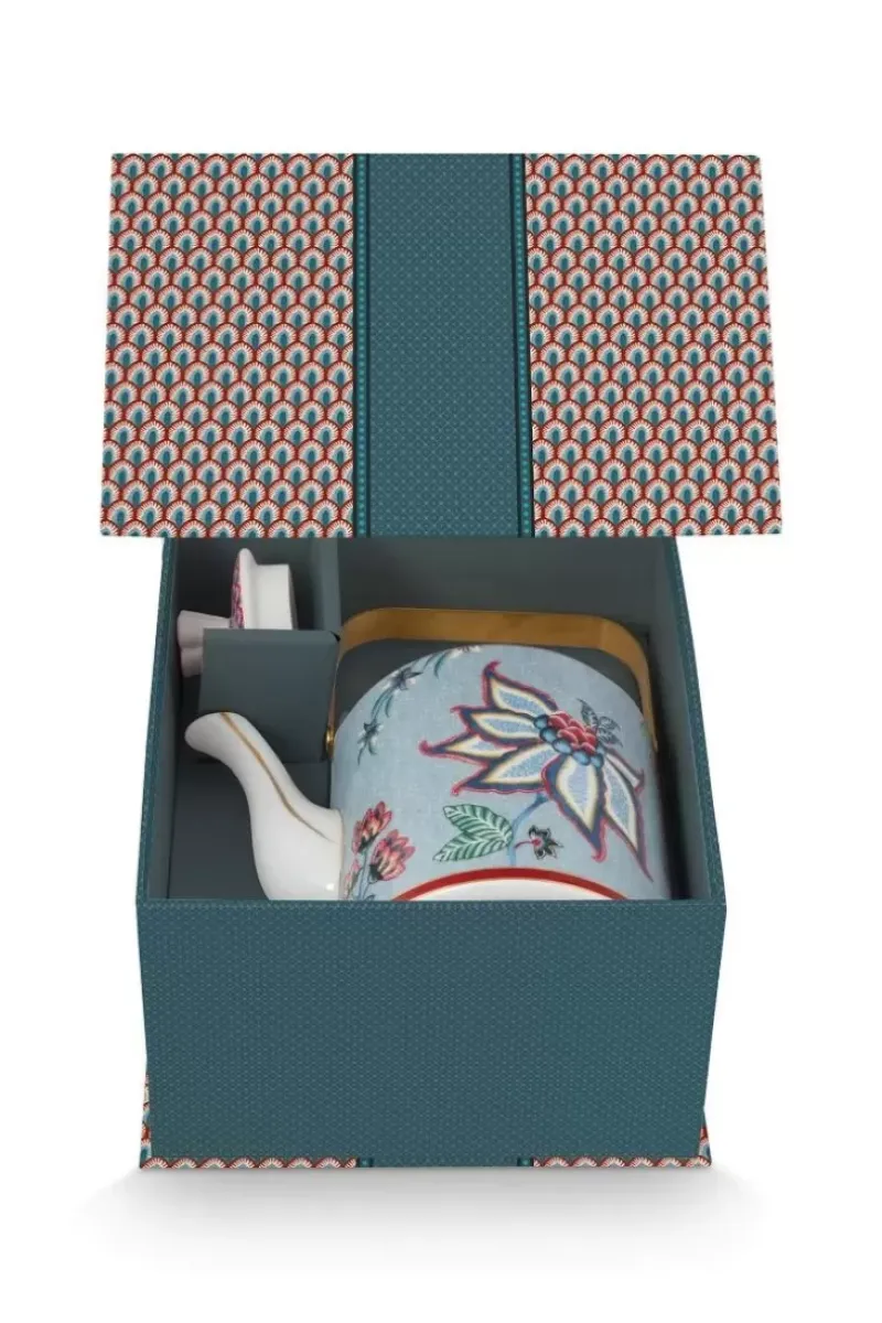 Oriental Flower Festival Theepot Medium<Pip Studio Outlet