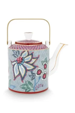 Oriental Flower Festival Theepot Medium<Pip Studio Outlet