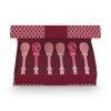 Oriental Flower Festival Set/6 Theelepels Donker<Pip Studio Hot