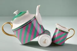 Pip Chique Stripes Kan Klein Roze/Groen<Pip Studio Hot