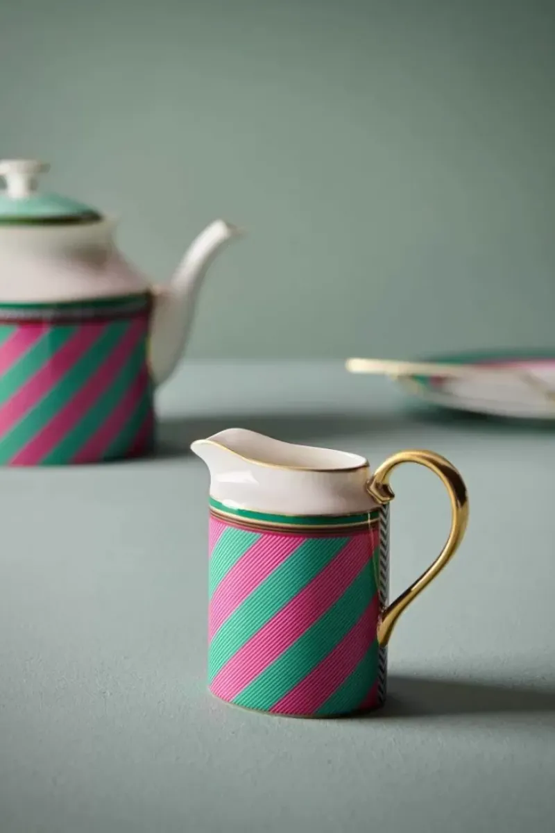 Pip Chique Stripes Kan Klein Roze/Groen<Pip Studio Hot