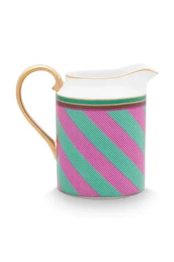 Pip Chique Stripes Kan Klein Roze/Groen<Pip Studio Hot