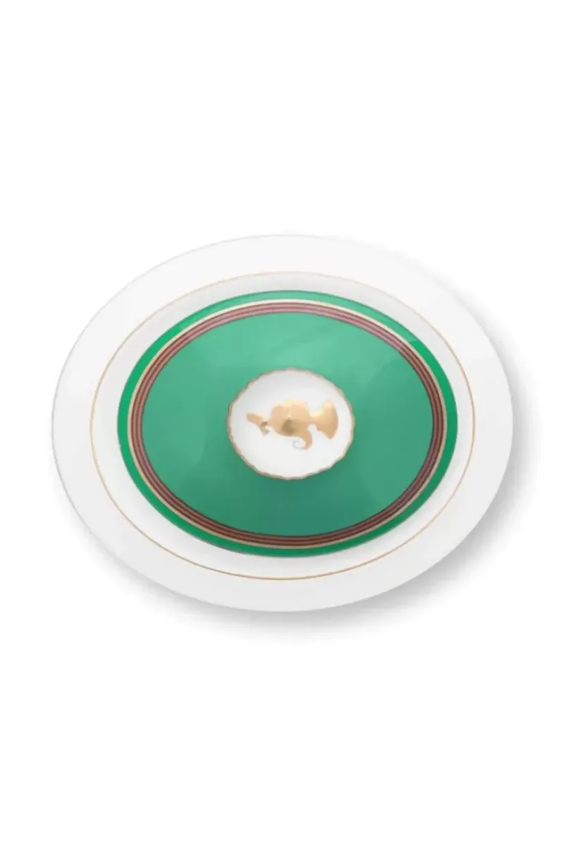 Pip Chique Stripes Suikerpot Roze/Groen<Pip Studio Discount