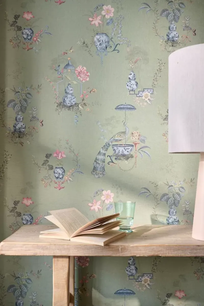 Chinese Porcelain Vinylbehang Licht<Pip Studio Sale