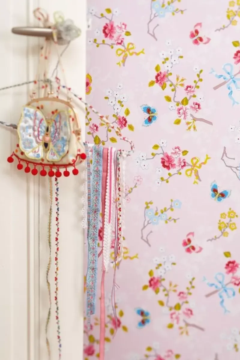 Chinese Rose Vliesbehang Licht Roze<Pip Studio Sale