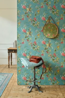 Floris Vliesbehang Petrol<Pip Studio New