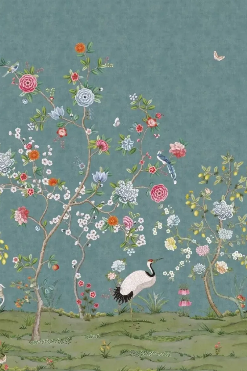 Good Morning Wallpower Donkerblauw<Pip Studio Clearance