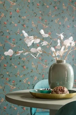 Good Nightingale Vliesbehang Petrol<Pip Studio Discount
