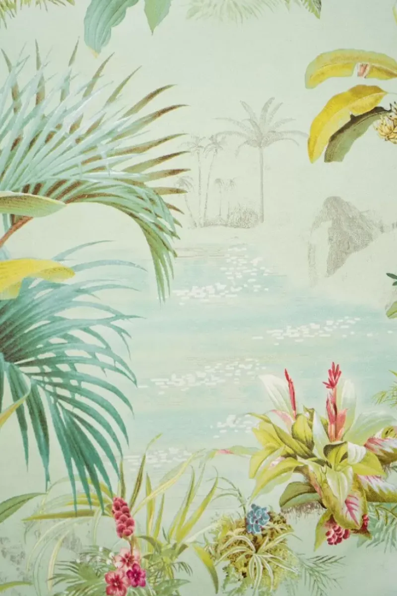 Palm Scene Vliesbehang<Pip Studio New
