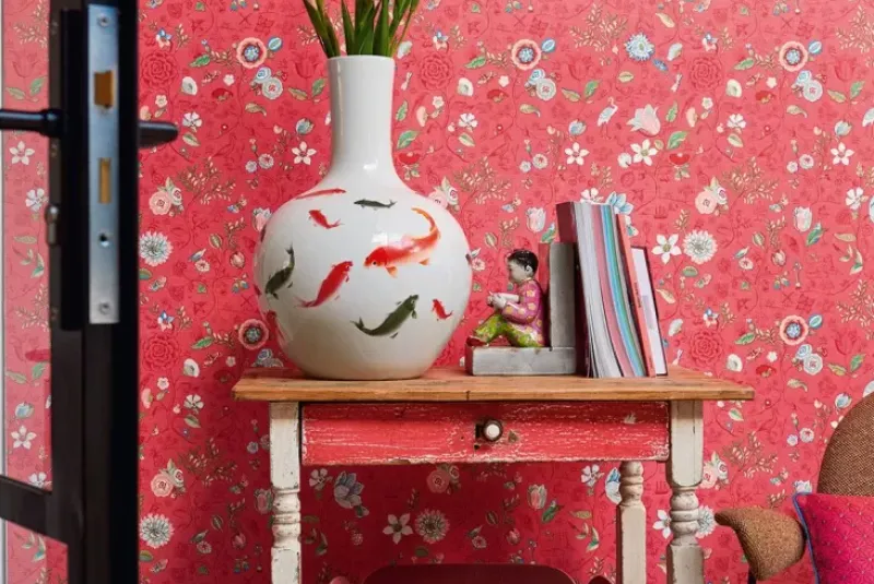 Spring To Life Vliesbehang /Roze<Pip Studio New