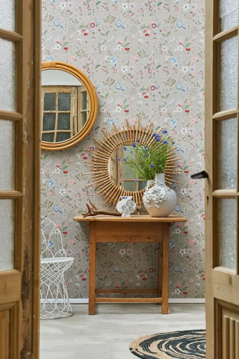 Spring To Life Vliesbehang Khaki<Pip Studio Best