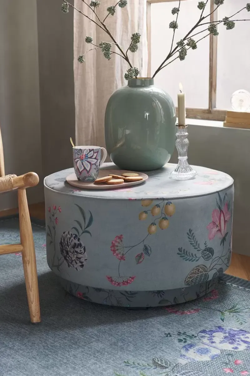 Poef Large Fleur Grandeur Groen<Pip Studio Sale