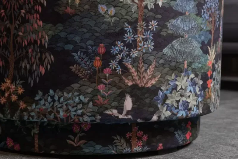 Poef Large Pip Garden Donkerblauw<Pip Studio