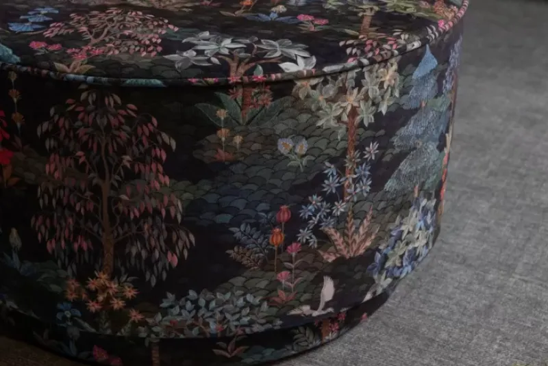 Poef Large Pip Garden Donkerblauw<Pip Studio