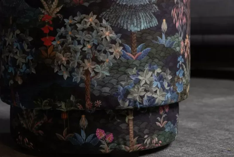 Poef Medium Pip Garden Donkerblauw<Pip Studio Hot