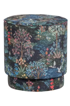 Poef Medium Pip Garden Donkerblauw<Pip Studio Hot