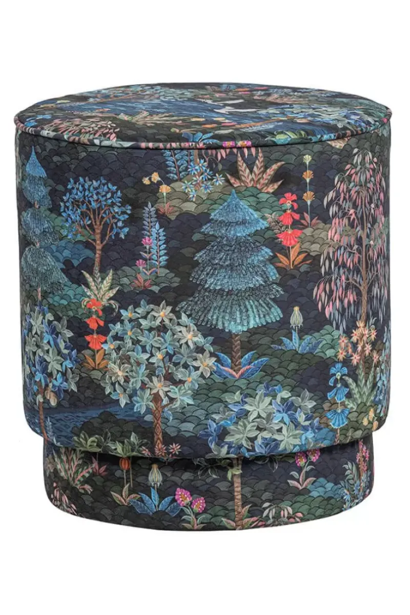Poef Medium Pip Garden Donkerblauw<Pip Studio Hot