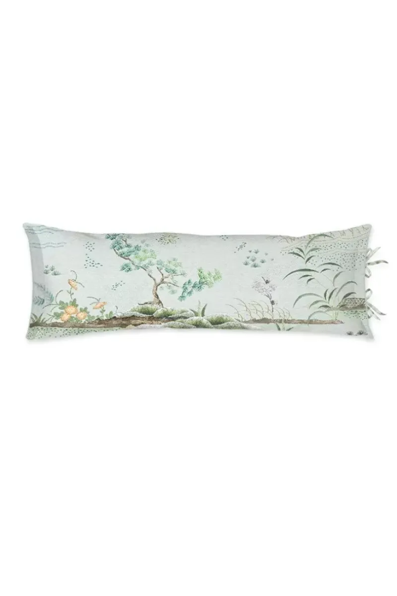 Rechthoekig Sierkussen Lang Japonica Wit<Pip Studio Discount