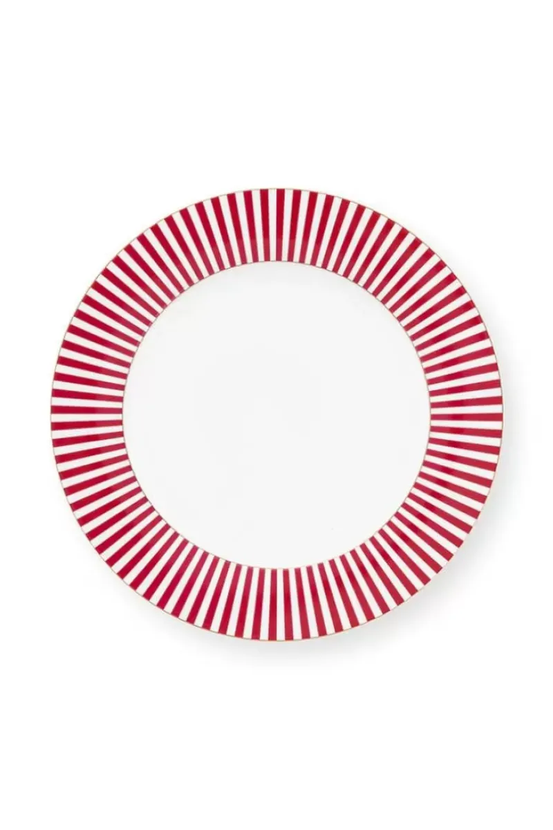 Royal Stripes Dinerbord Donker 26.5Cm<Pip Studio Hot