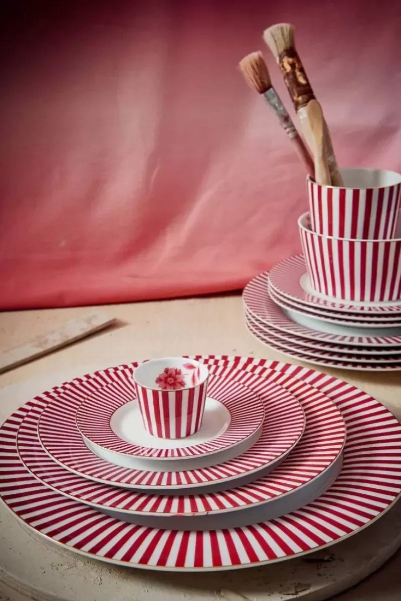 Royal Stripes Dinerbord Donker 26.5Cm<Pip Studio Hot