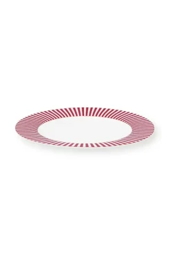 Royal Stripes Dinerbord Donker 26.5Cm<Pip Studio Hot