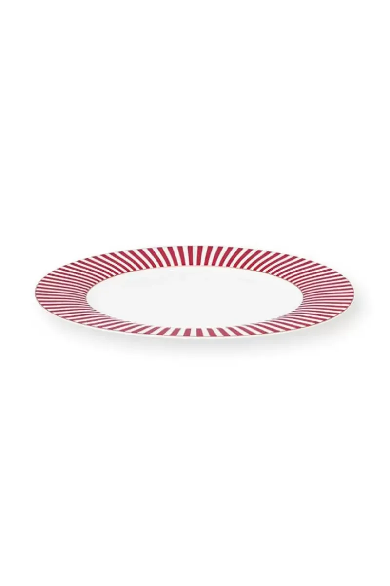 Royal Stripes Dinerbord Donker 26.5Cm<Pip Studio Hot