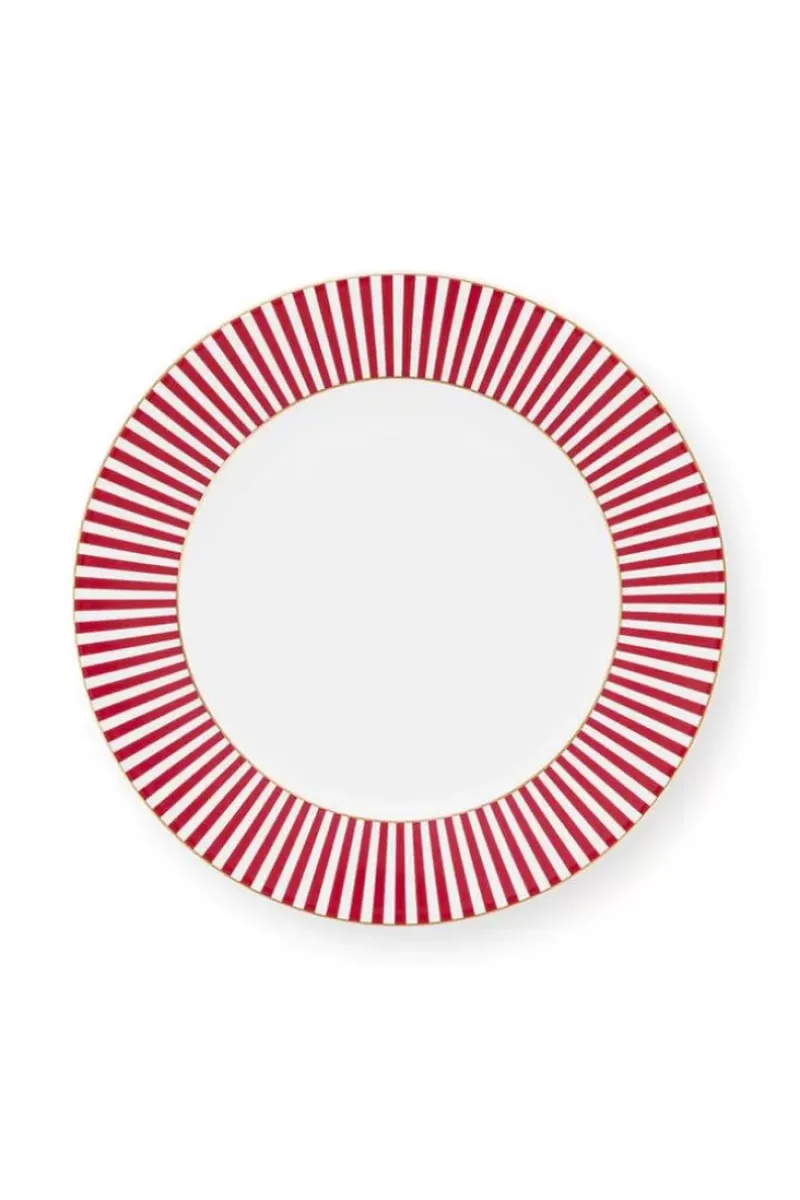 Royal Stripes Gebaksbord Donker 17Cm<Pip Studio Discount
