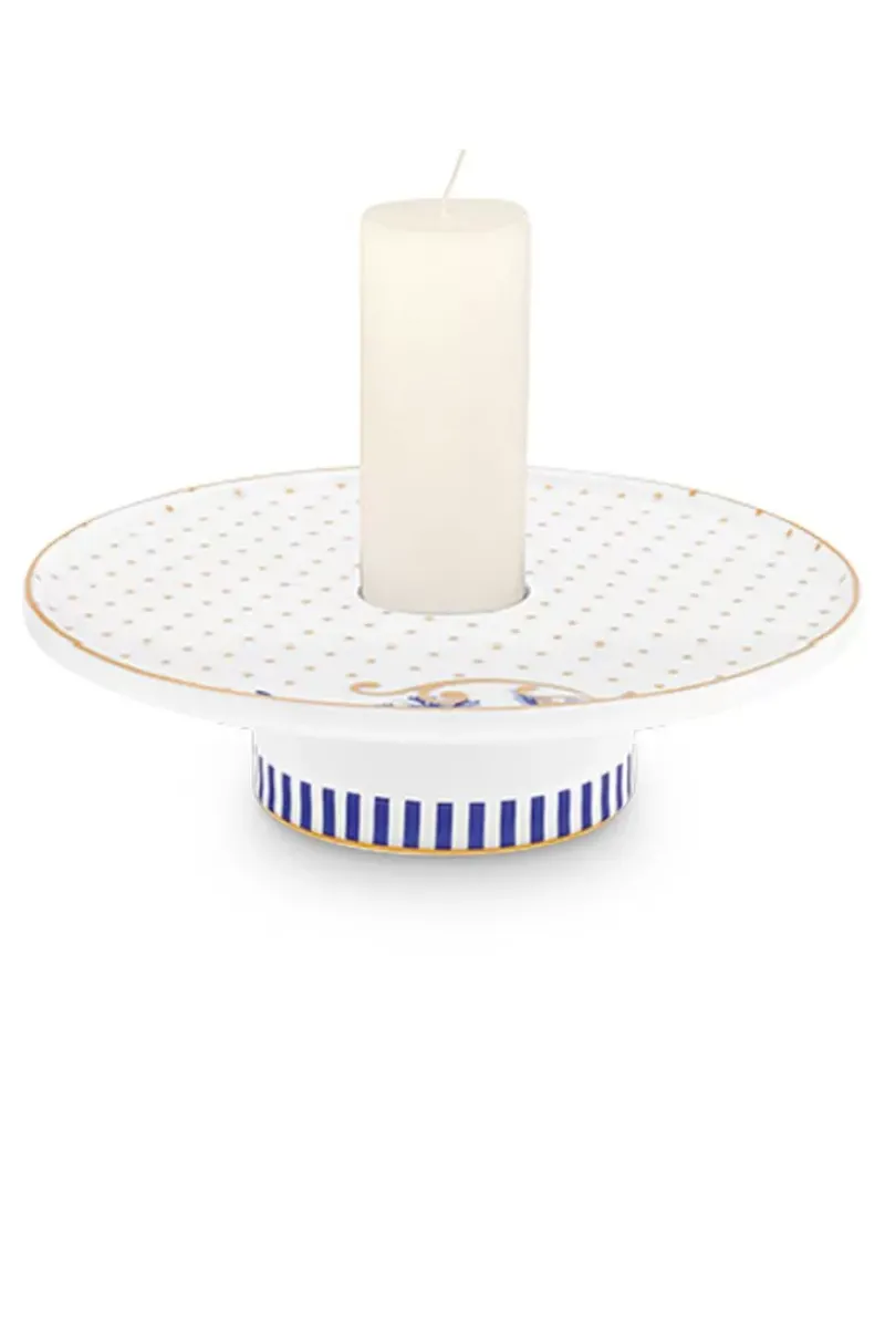 Royal Stripes Kaarshouder Wit 14 Cm<Pip Studio Best