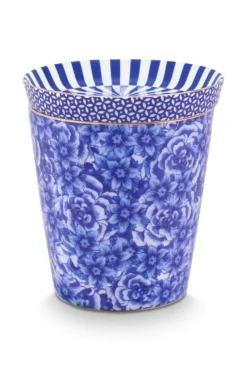 Royal Stripes Mok Bloemen & Theetip<Pip Studio Clearance