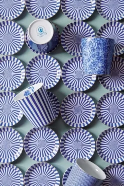 Royal Stripes Mok Bloemen & Theetip<Pip Studio Clearance