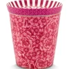 Royal Stripes Mok Bloemen & Theetip Donker<Pip Studio New