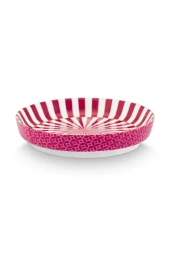 Royal Stripes Mok Bloemen & Theetip Donker<Pip Studio New