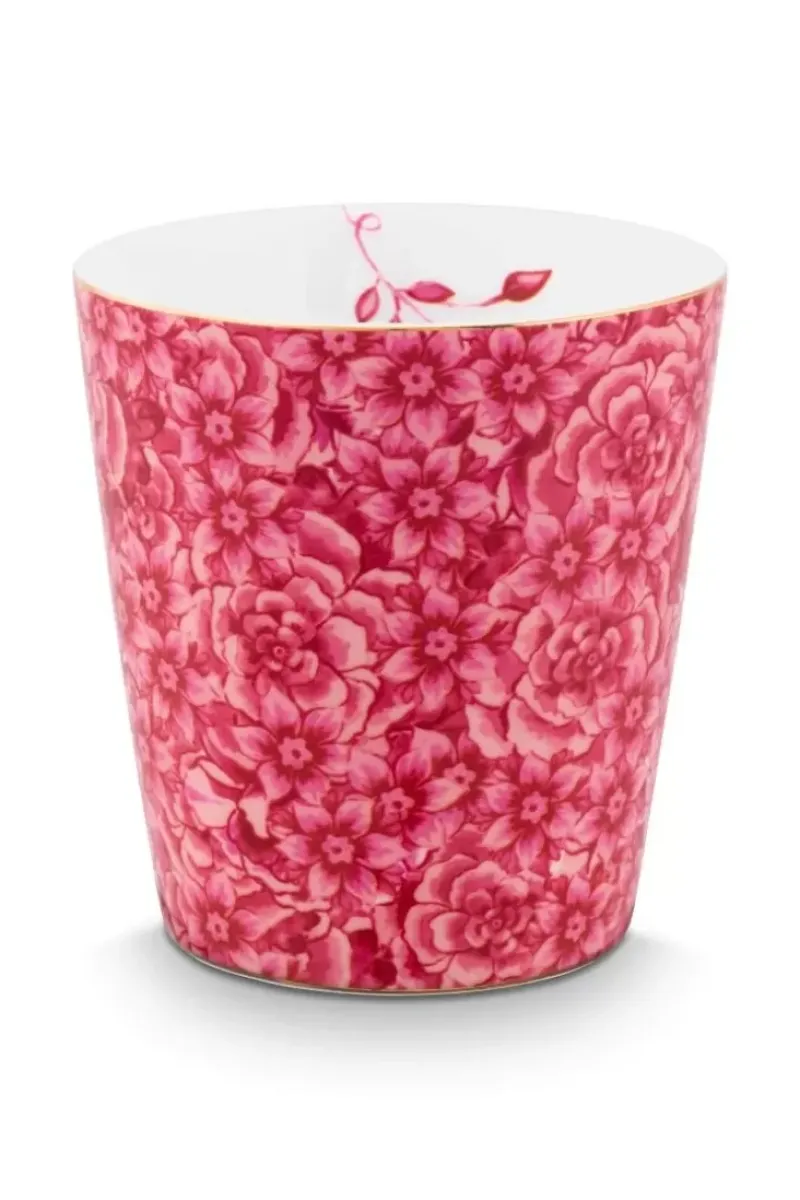 Royal Stripes Mok Bloemen & Theetip Donker<Pip Studio New