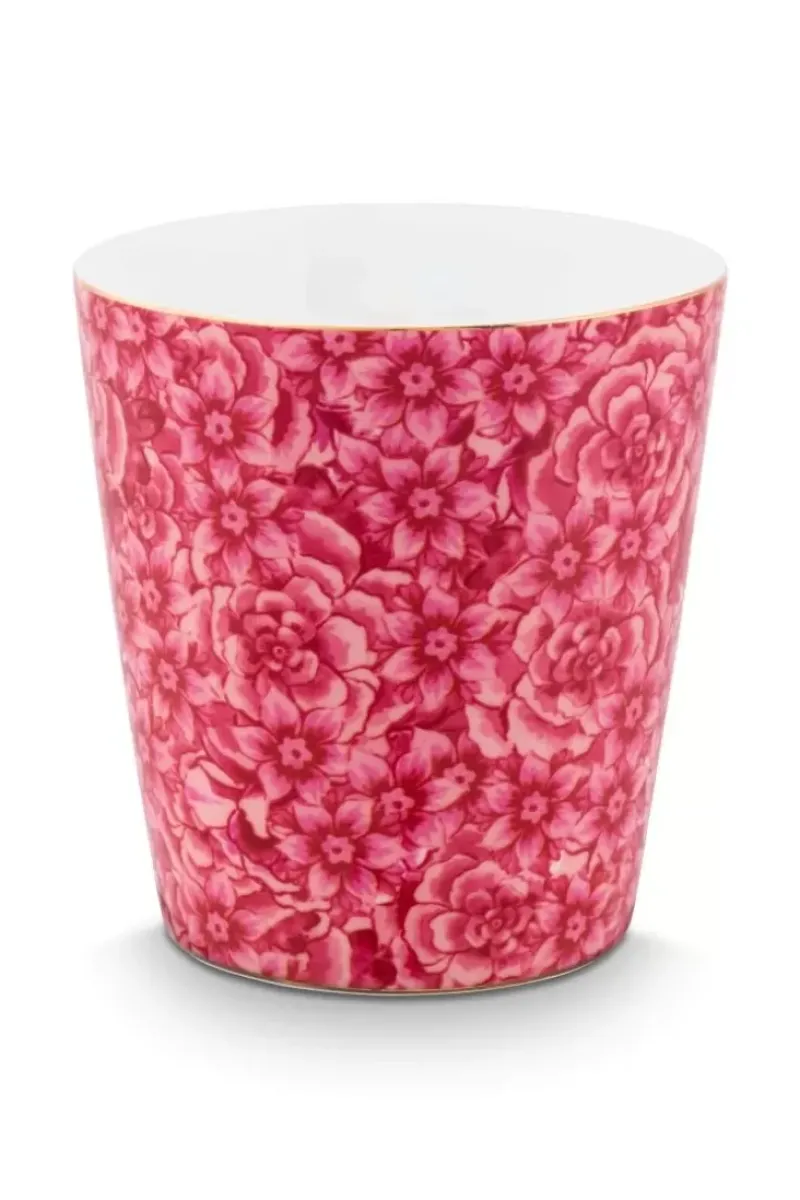 Royal Stripes Mok Bloemen & Theetip Donker<Pip Studio New