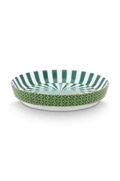 Royal Stripes Mok Tegels & Theetip Groen<Pip Studio